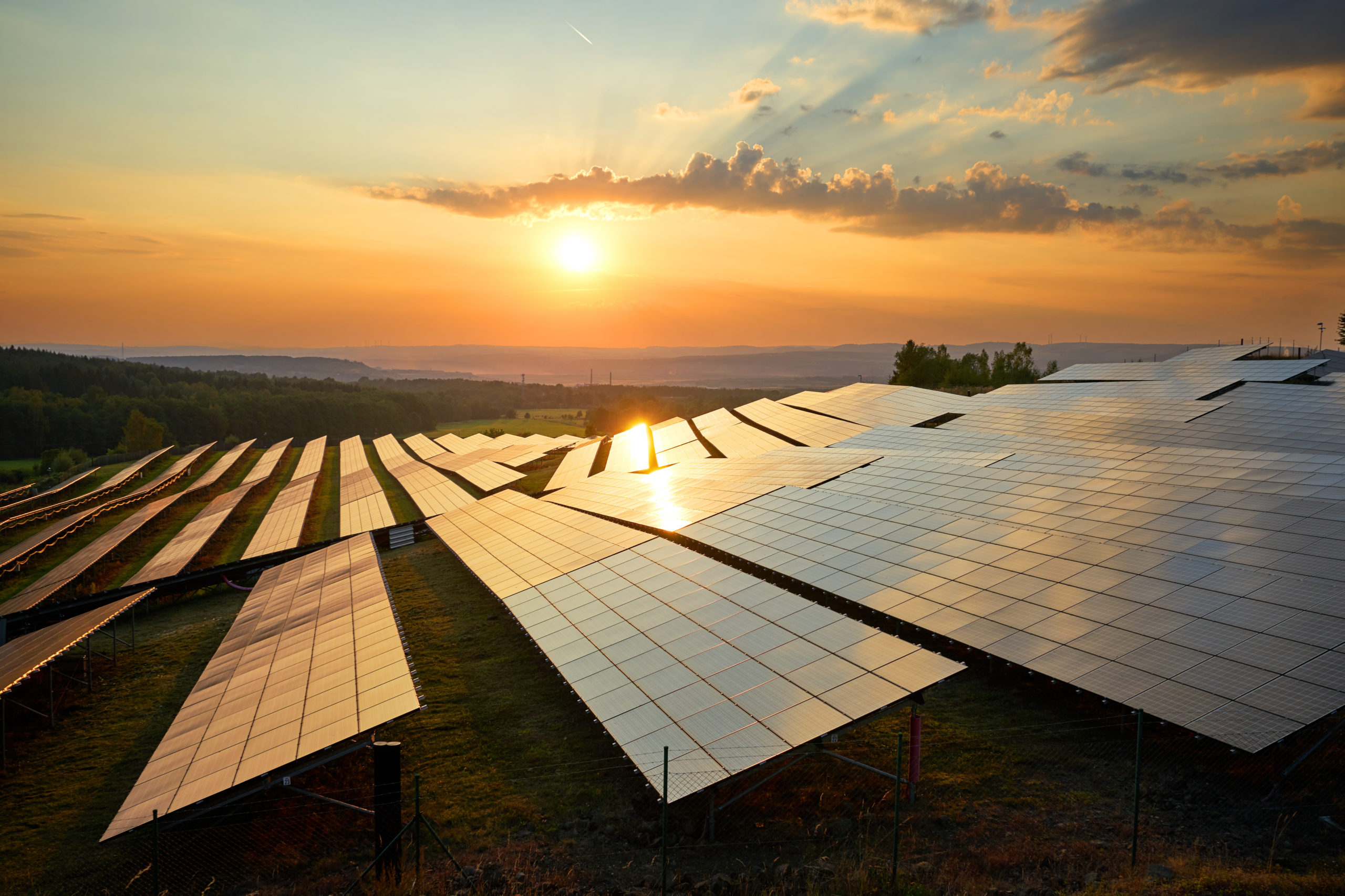 Fazenda de energia solar, responsável por gerar créditos que abastecem negócios e residências em diversas localidades. Créditos: Divulgação.